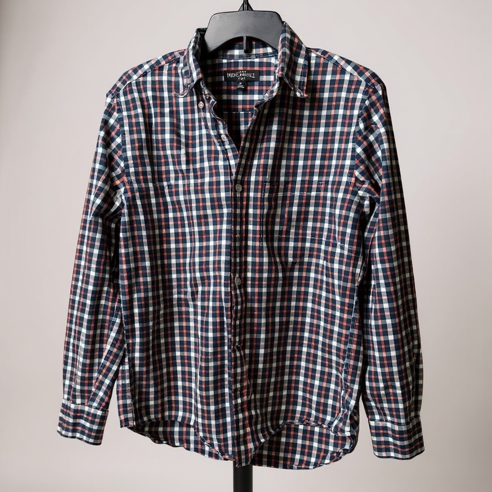 J.Crew Mercantile Flex Plaid Button Down Shirt Men’s M - Picture 2 of 4